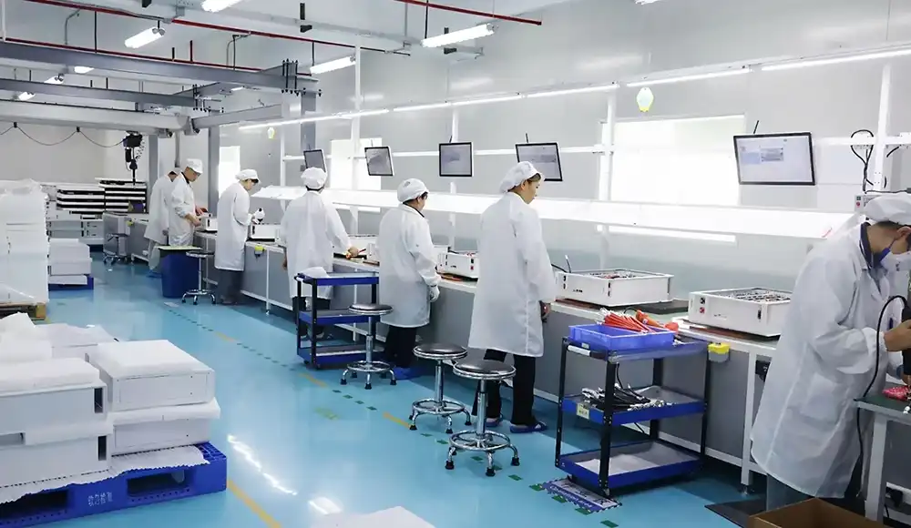 HT infinite power High voltage control box production workshop